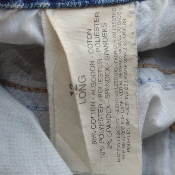 Gloria Vanderbilt Stretch High Waisted Mom Jeans 12 - Picture 9 of 11
